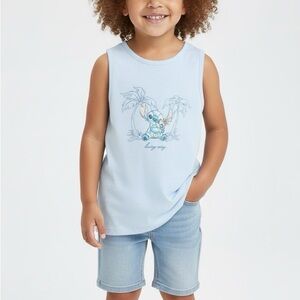 NWT Blue Kids Stitch Tank Top